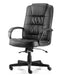 Moore Executive Leather Chair Black with Arms EX000050