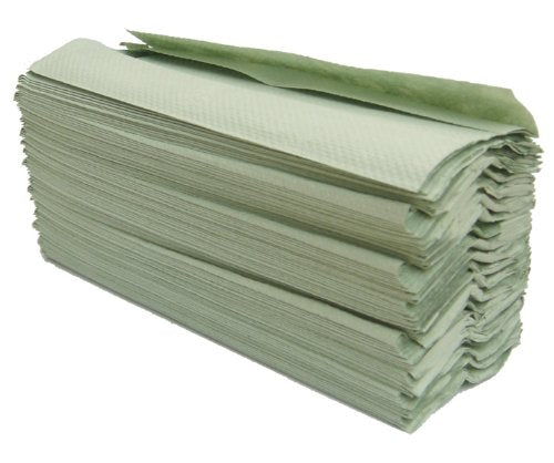 Best Value Maxgreen CPD43429 C-Fold Hand Towels, Pack of 15, Green