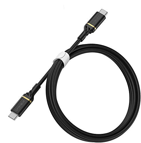 OtterBox Fast Charge Cable Standard - USB cable - USB-C (M) to USB-C (M) - USB 2.0 - 2 m - black shimmer