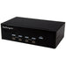 StarTech 4 Port KVM Switch with Dual VGA and 2 Port USB Hub