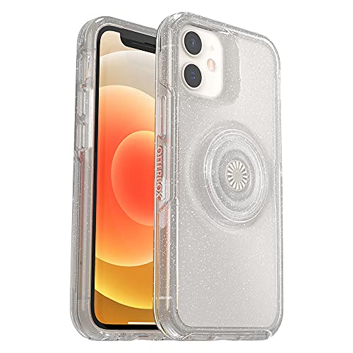 OtterBox Otter + Pop Symmetry Series - Back cover for mobile phone - polycarbonate, synthetic rubber - stardust pop - for Apple iPhone 12 mini