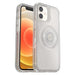 OtterBox Otter + Pop Symmetry Series - Back cover for mobile phone - polycarbonate, synthetic rubber - stardust pop - for Apple iPhone 12 mini