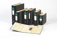 Best Value Rexel Classic Lever Arch File A4 with Index Panel and Project Planner, Black/Green