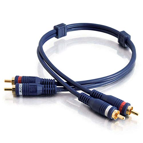 C2G Velocity - Audio cable - composite audio - RCA male to RCA male - 1 m - double shielded twisted pair