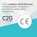 C2G USB A Male to Lightning Male Sync and Charging Cable - Lightning cable - Lightning male to USB male - 1 m - white - for Apple iPad/iPhone/iPod (Lightning)