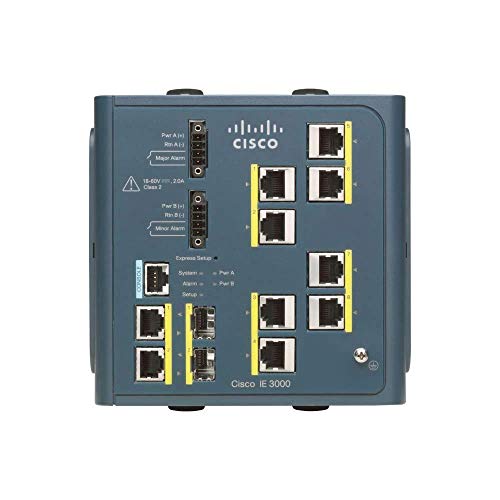 Cisco Industrial Ethernet 3000 Series - Switch - L3 - Managed - 8 x 10/100 + 2 x combo Gigabit SFP - DIN rail mountable