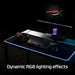 HyperX Pulsefire Mat Gaming - Illuminated mouse pad - with RGB lighting - extra large - black