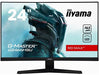 iiyama G-MASTER Red Eagle G2466HSU-B1 - LED monitor - curved - 24" (23.6" viewable) - 1920 x 1080 Full HD (1080p) @ 165 Hz - VA - 250 cd/m² - 3000:1 - 1 ms - 2xHDMI, DisplayPort - speakers - matte black