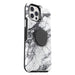 OtterBox Otter + Pop Symmetry Series - Back cover for mobile phone - polycarbonate, synthetic rubber - white marble graphic - for Apple iPhone 12, 12 Pro