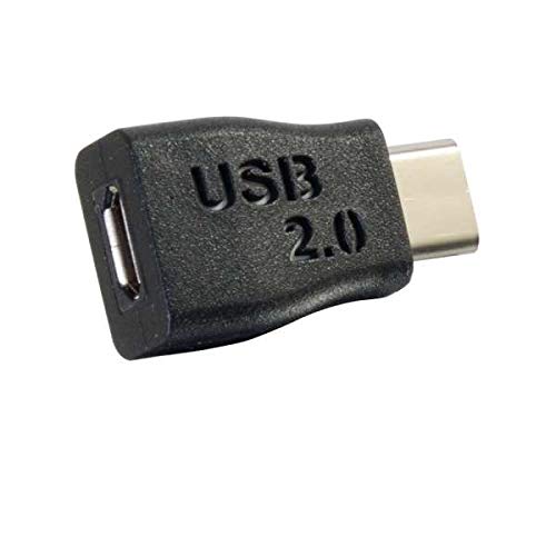 C2G USB 2.0 USB C to USB Micro B Adapter M/F - USB Type C to USB Micro B Black - USB adapter - Micro-USB Type B (F) to USB-C (M) - USB 2.0 - black