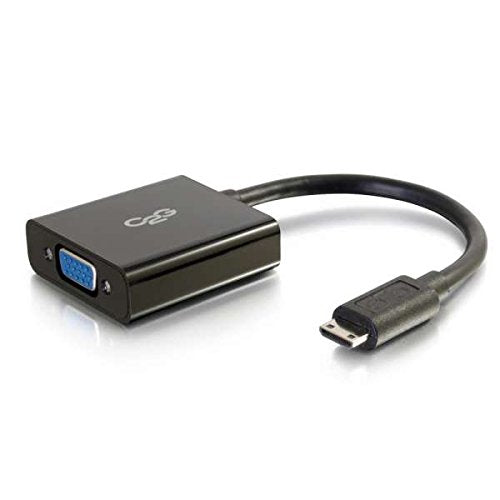 C2G HDMI Mini to VGA Adapter Converter Dongle - Video converter - HDMI - VGA - black