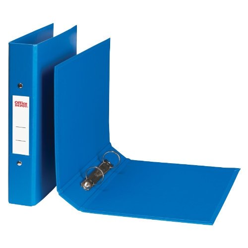 Best Value 2 Ring A4 Polypropylene Ring Binders Blue - Single