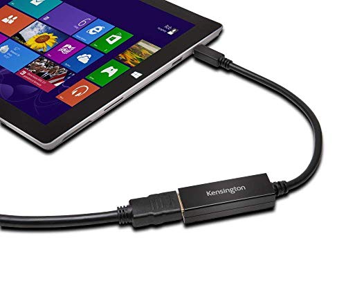 Kensington VM2000 Video Adapter - Video / audio adaptor - Mini DisplayPort male to HDMI female