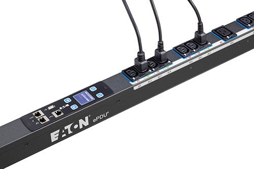 Eaton ePDU G3 Metered Outlet - Power distribution unit (rack-mountable) - Ethernet 10/100, RS-232 - input: IEC 60309 32A - output connectors: 24 - 0U - Germany