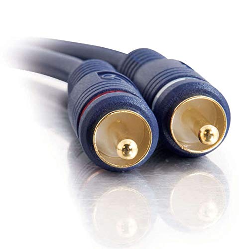 C2G Velocity - Audio cable - composite audio - RCA male to RCA male - 1 m - double shielded twisted pair