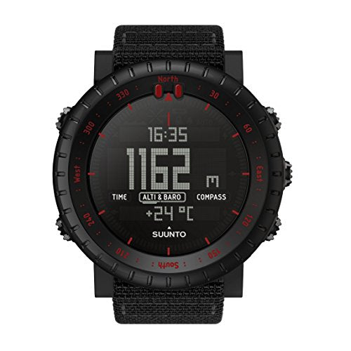 Suunto Core - Wristwatch - digital - aluminium - black / red