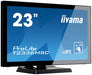 iiyama ProLite T2336MSC-B2 - LED monitor - 23" (23" viewable) - touchscreen - 1920 x 1080 Full HD (1080p) @ 60 Hz - IPS - 250 cd/m - 1000:1 - 5 ms - HDMI, DVI-D, VGA - speakers - black