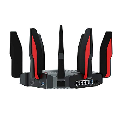 TP-Link Archer GX90 V1 - Wireless router - GigE, 2.5 GigE - WAN ports: 2 - 802.11a/b/g/n/ac/ax - Tri-Band