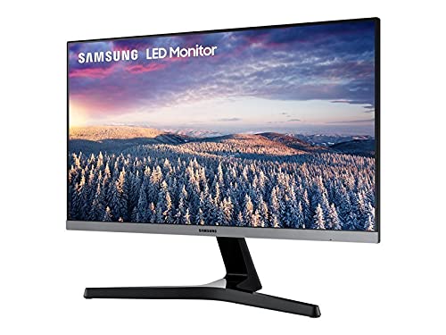 Samsung S24R350FZU - LED monitor - 24" (23.8" viewable) - 1920 x 1080 Full HD (1080p) @ 75 Hz - IPS - 250 cd/m? - 1000:1 - 5 ms - HDMI, VGA - dark grey/blue