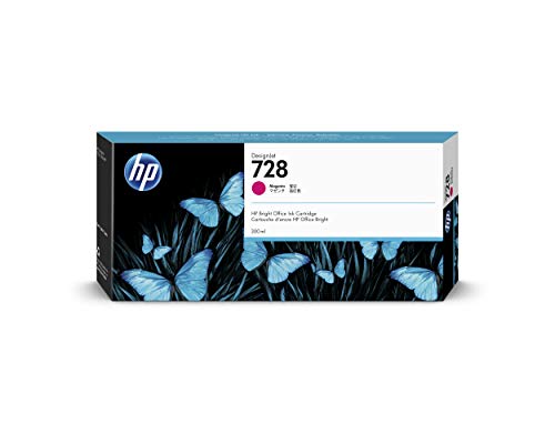 HP 728 - 300 ml - magenta - original - DesignJet - ink cartridge - for DesignJet T730, T830