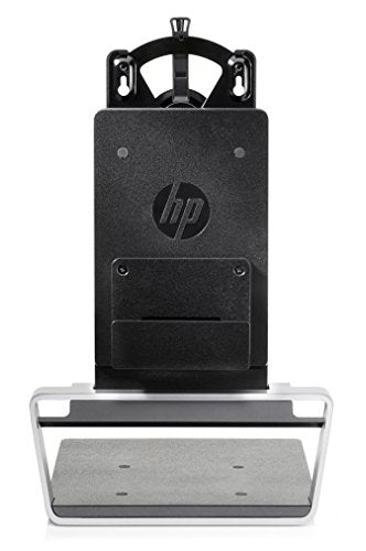 HP Integrated Work Center Stand - Monitor/desktop stand - 17"-24" - black - for HP t310 G2, t430, t530, t540, t628, Z24, Chromebox G2, EliteDesk 705 G3, ProDesk 600 G3