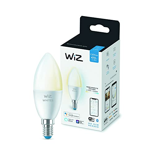 WiZ Connected - LED light bulb - shape: C37 - E14 - 4.9 W (equivalent 40 W) - class A+ - warm to cool white light - 2700-6500 K