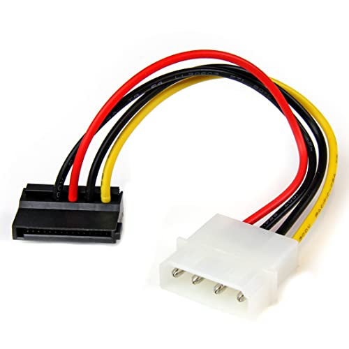 StarTech 6in 4 Pin to Left Angle SATA Power Cable