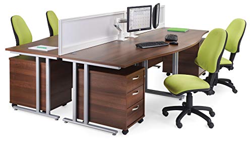 Rectangular Desk 1600mm - Color: Beech Effect