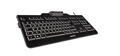 Best Value CHERRY KC 1000 SC Security Keyboard with Integrated Smart Card Terminal - Black