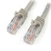 Best Value StarTech.com 45PAT5MGR Cat5e Patch Cable with Snagless RJ45 Connectors - 5m, Grey