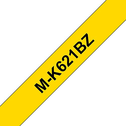 Brother M-K621BZ - Black on yellow - Roll (0.9 cm x 8 m) 1 roll(s) non-laminated tape - for P-Touch PT-55, PT-65, PT-75, PT-85, PT-90, PT-BB4