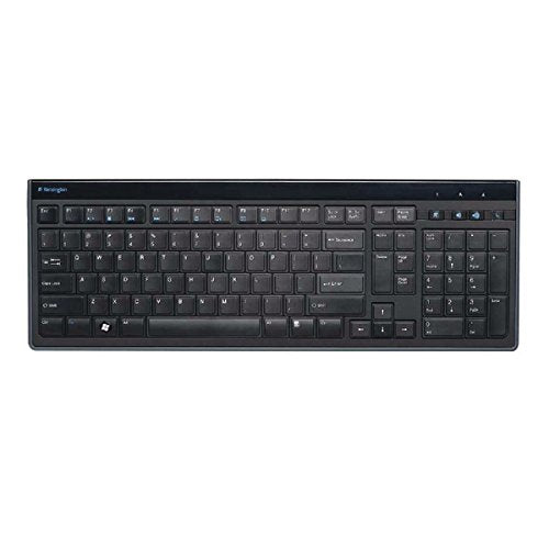 Best Value Kensington Advance Fit Keyboard - Quiet Full-Sized Slim Wired Keyboard with Dedicated Volume Control & Mute Media Keys and Plug & Play Connection - Compatible with Windows & macOS - Black (K72357UK)