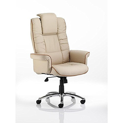 Chelsea Executive Chair Cream Soft Bonded Leather