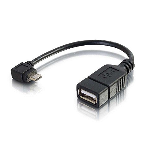 C2G Mobile Device USB Micro-B to USB Device OTG Adapter Cable - USB adapter - USB (M) to Micro-USB Type B (F) - 15 cm - black