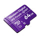 WD Purple SC QD101 WDD064G1P0C - Flash memory card - 64 GB - UHS-I U1 / Class10 - microSDXC UHS-I - purple