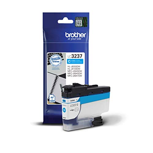 Brother LC3237C - Cyan - original - ink cartridge - for Brother HL-J6000DW, HL-J6100DW, MFC-J5945DW, MFC-J6945DW, MFC-J6947DW