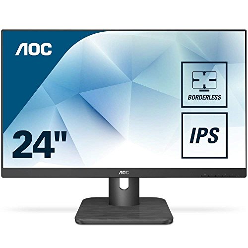 Best Value AOC 24E1Q 23.8" IPS LED Full HD (1920x1080) Monitor with Built In Speakers. (VGA, HDMI, Displayport) - Black