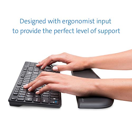 Kensington ERGOSOFT WR SLIM KBS - Keyboard wrist rest - black