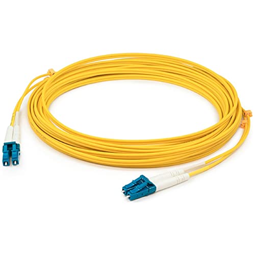 AddOn - Patch cable - LC/UPC single-mode (M) to LC/UPC single-mode (M) - 5 m - fibre optic - duplex - 9 / 125 micron - OS2 - halogen-free - yellow