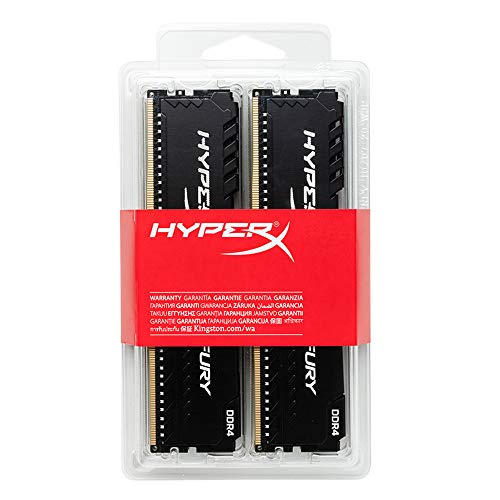 HyperX FURY - DDR4 - kit - 16 GB: 4 x 4 GB - DIMM 288-pin - 3000 MHz / PC4-24000 - CL15 - 1.35 V - unbuffered - non-ECC - black