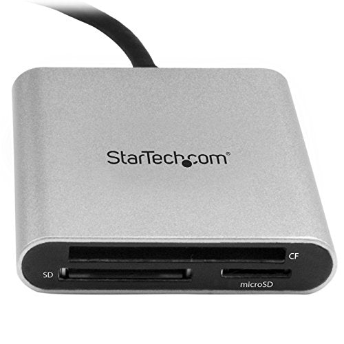 StarTech.com FCREADU3C USB 3.0 Flash Memory Multi-Card Reader / Writer with USB-C - SD, microSD, CompactFlash