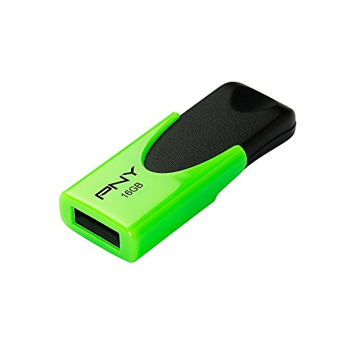 PNY N1 Attachï¿½ - USB flash drive - 16 GB - USB 2.0 - green