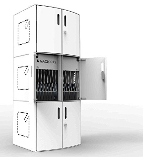 Compulocks Tablet / Laptop Charging Cabinet For Counter Top or Wall Mount EU Power Plug - Cabinet unit - for 16 tablets - screen size: 13" - wall-mountable, cart mountable