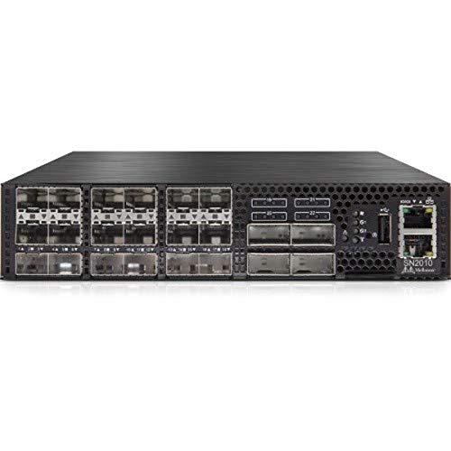 Mellanox Spectrum SN2010 - Switch - L3 - Managed - 18 x 25 Gigabit SFP28 + 4 x 100 Gigabit QSFP28 - back to front airflow - rack-mountable