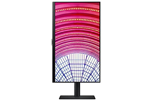 Samsung S24A600NWU - LED monitor - 24" - 2560 x 1440 QHD @ 75 Hz - IPS - 300 cd/m? - 1000:1 - HDR10 - 5 ms - HDMI, DisplayPort - black