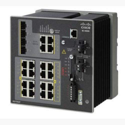 Cisco Industrial Ethernet 2000 Series - Switch - Managed - 4 x 10/100 + 2 x SFP - DIN rail mountable