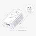 TP-Link TL-PA7027P V1 - Powerline Starter Kit - powerline adapter kit - GigE, HomePlug AV (HPAV), HomePlug AV (HPAV) 2.0, IEEE 1901 - wall-pluggable