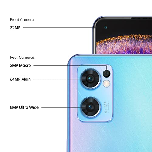 OPPO Find X5 Lite 6.43 Inch 5G Dual SIM Android 12 Mediatek Dimensity 900 8GB 256GB 4500 mAh Startrails Blue Smartphone