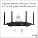 Netgear Nighthawk RAX50 - Wireless router - 4-port switch - GigE - 802.11a/b/g/n/ac/ax - Dual Band