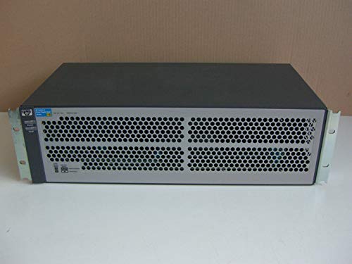 HP zl Power Supply Shelf: The zl Power Supply Shelf is a rack-mountable chassis with two slots for zl switch power supplies to supply additional PoE power to a zl switch.